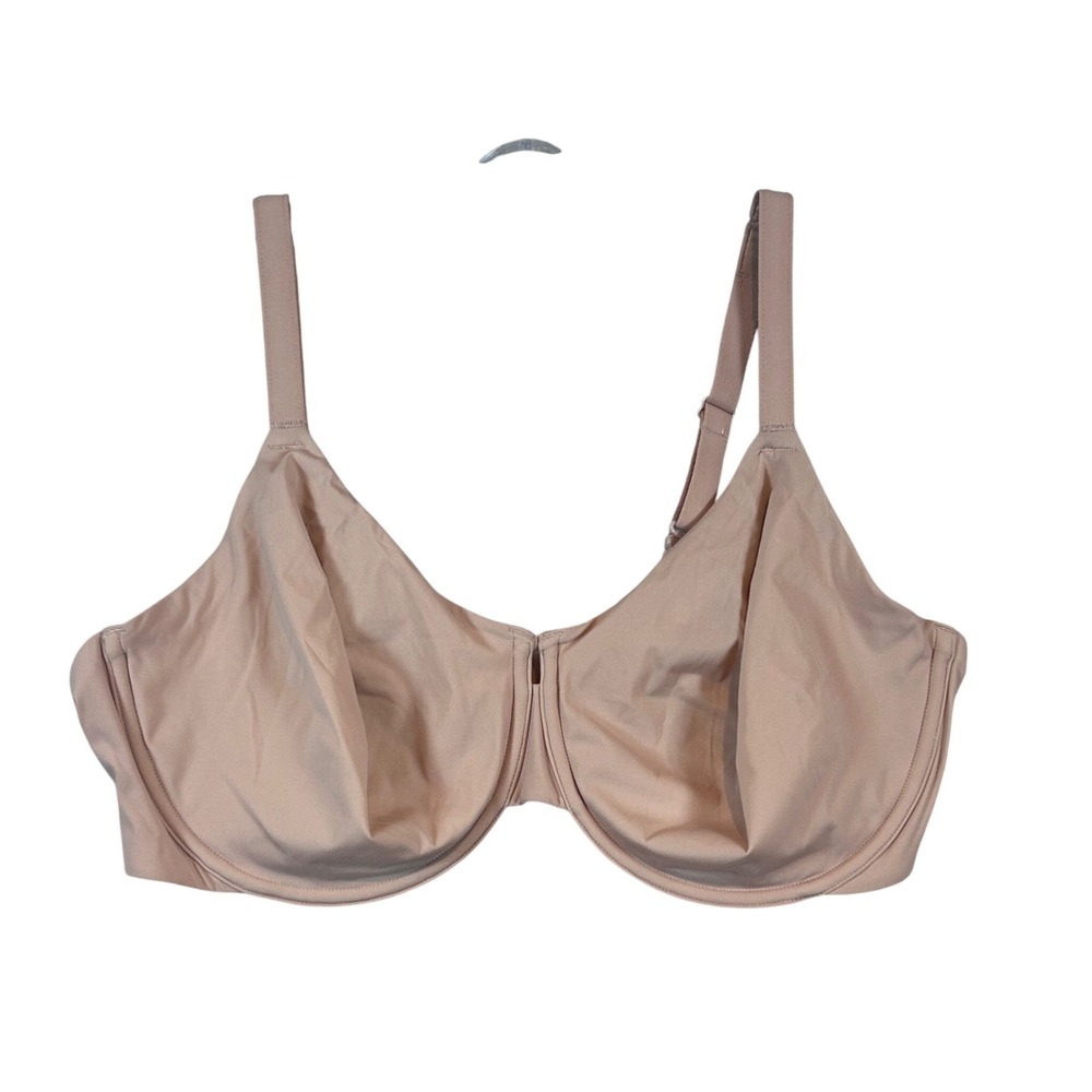 Bare Necessities Bare Minimizer Bra Hazel A10165 42DDD Nude Unlined Underwire